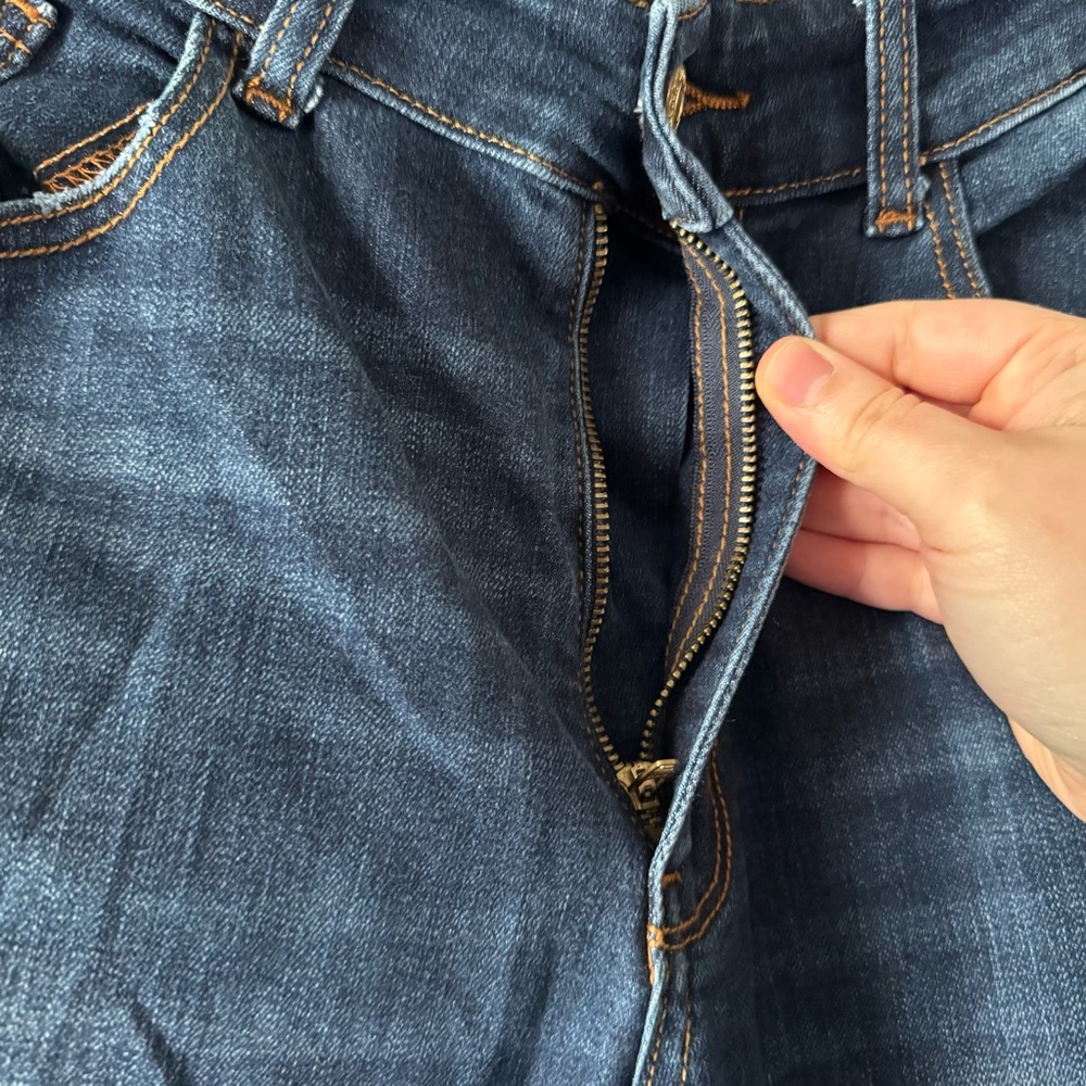 Modern Judy Blue 14W Dark Wash Skinny Fit Capri Jeans Denim Minimalist Casual - Picture 7 of 15